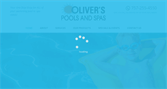 Desktop Screenshot of oliverspoolsonline.com